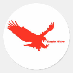 Eagle-Kriegs-Aufkleber Runder Aufkleber