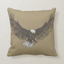 Eagle-Kunst-Wurfskissen