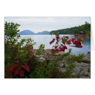 Eagle Lake und rote Ahornblätter I