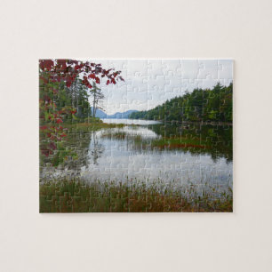 Eagle Lake und rote Ahornblätter II