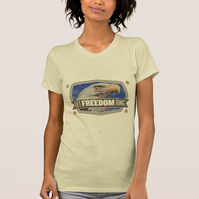 Eagle-Lass-Freiheitsring T-Shirt (Vorderseite)