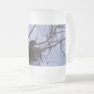 Eagle Lookout Malerei Mattierte Glass Biere Tasse