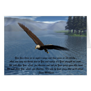 Eagle mit Gedicht