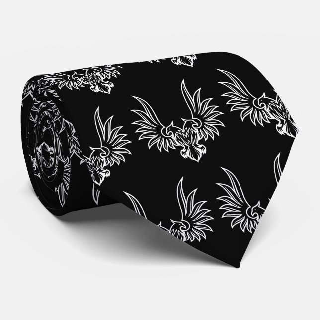 Eagle mit zwei Heads Neck Tie Krawatte (Gerollt)