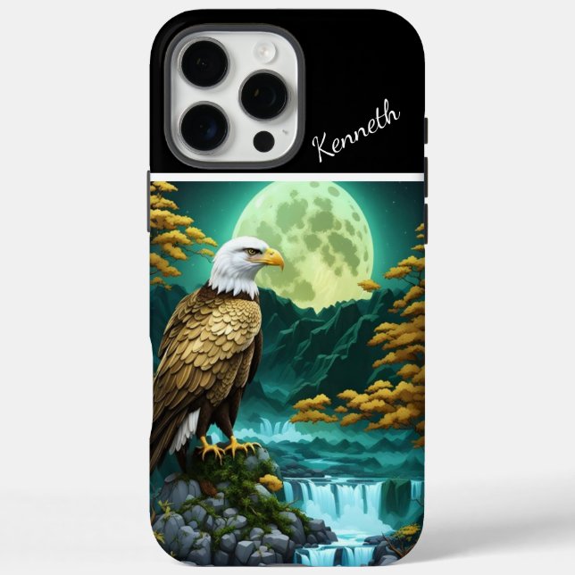 Eagle-Mondlicht-Uhr iPhone 16 Pro Max Hülle (Rückseite)