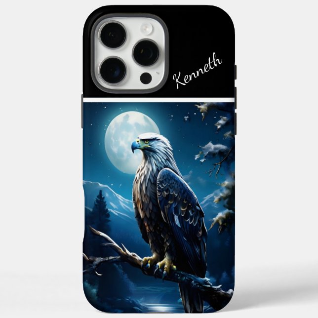 Eagle-Mondlicht-Uhr iPhone 16 Pro Max Hülle (Rückseite)