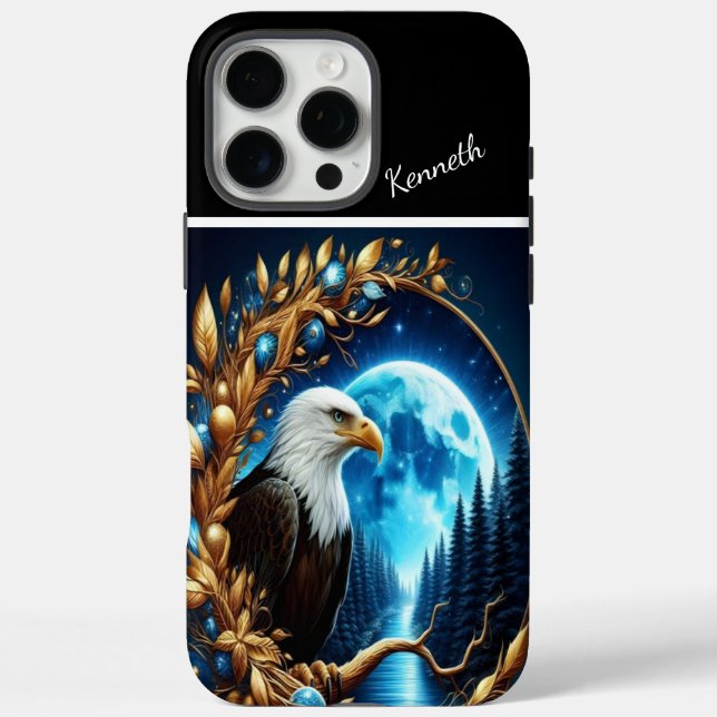 Eagle-Mondlicht-Uhr iPhone 16 Pro Max Hülle (Rückseite)