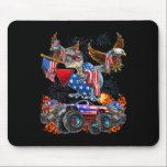 Eagle Monster Truck Dinosaur July 4th America Patr Mousepad<br><div class="desc">Eagle Monster Truck Dinosaur July 4th America Patriotic Usa</div>