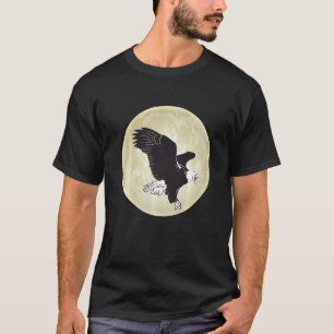 Eagle Moon Falcony mit Falken und Falken T-Shirt
