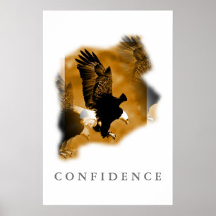Eagle Motivierend Confidence Art Posters Poster