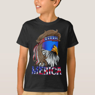Eagle Mullet 4. Juli Amerikanischer Unabhängigkeit T-Shirt