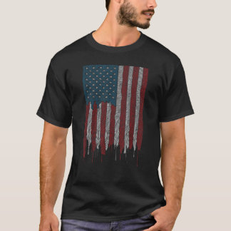Eagle Mullet 4. Juli Merica Patriotic American T-Shirt