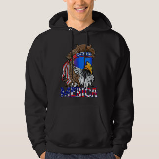 Eagle Mullet 4. Juli USA Fahne Merica Hoodie