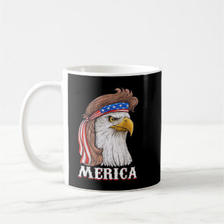 Eagle Mullet 4. Juli USA Fahne Merica Kaffeetasse