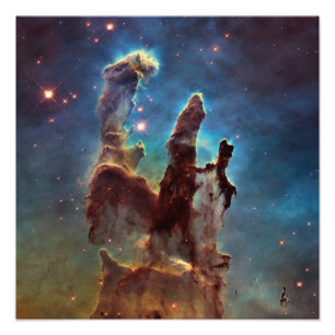 Eagle-Nebel-Säulen der Kreation Fotodruck