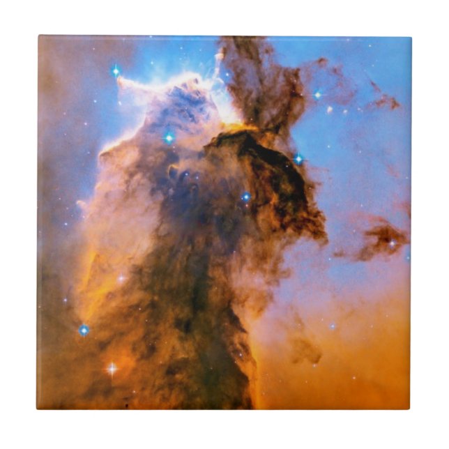 Eagle Nebula Stellar Spire NASA Hubble Space Foto Fliese (Vorderseite)