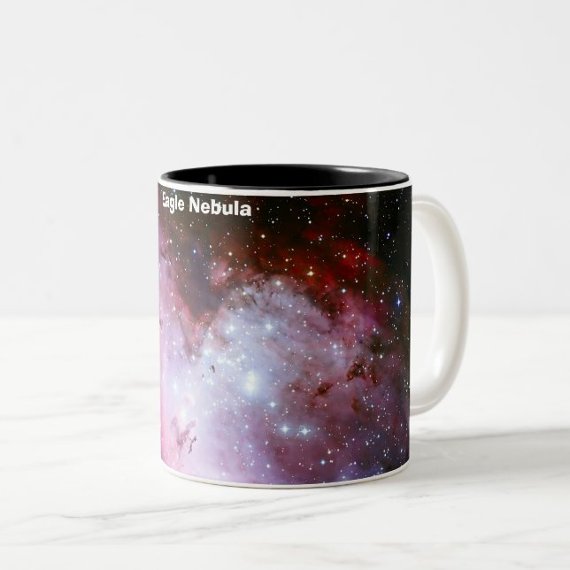 Eagle Nebula Zweifarbige Tasse (VorderseiteRechts)