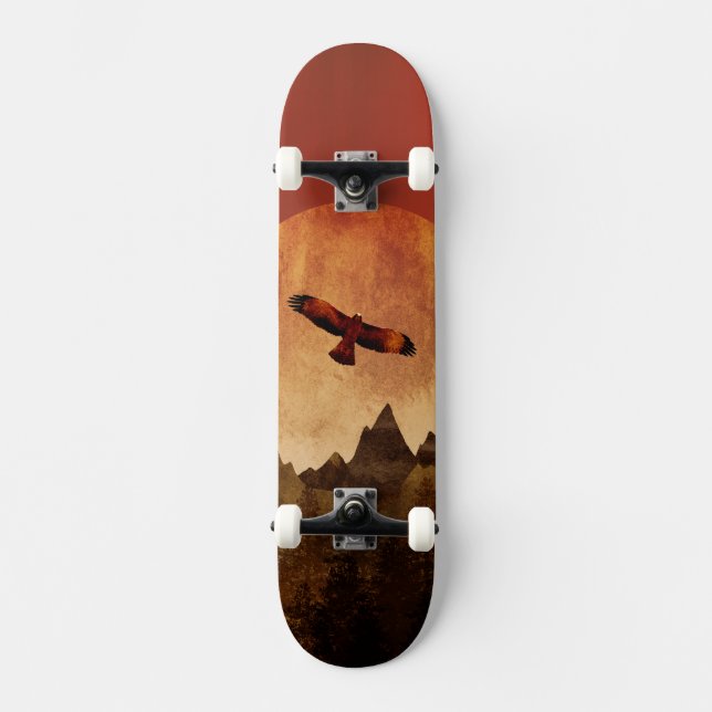 Eagle Night Skateboard (Vorderseite)