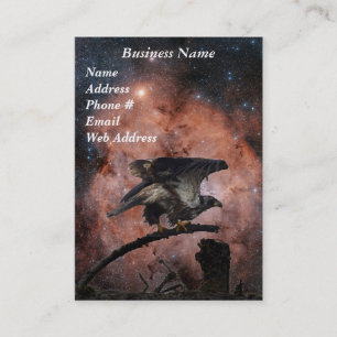 Eagle & Outer Space Business Cards Visitenkarte