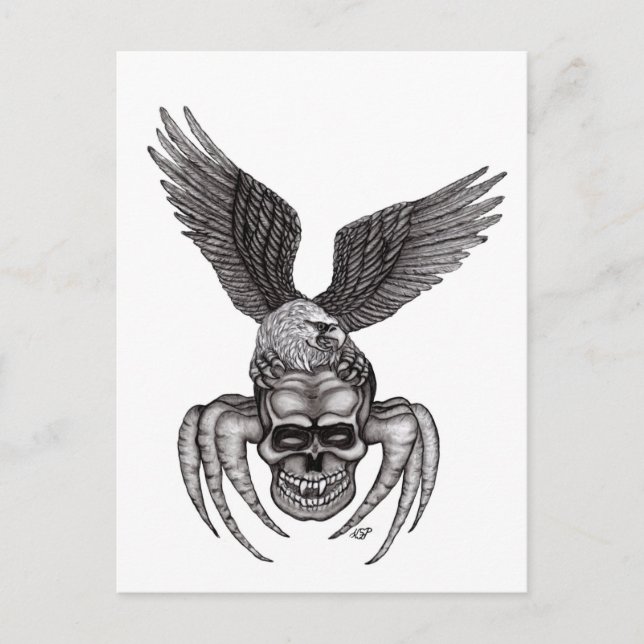 Eagle Postkarte (Vorderseite)