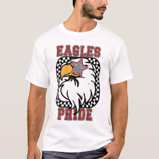Eagle Pride Feaux Glitzer Fan Apparel T-Shirt