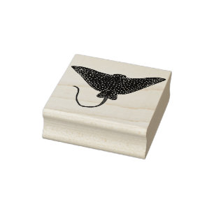 Eagle Ray Gummistempel