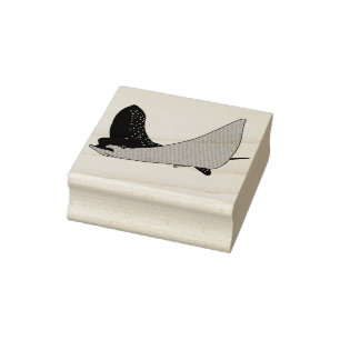 Eagle Ray Gummistempel