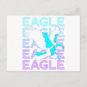 Eagle Retro Postkarte