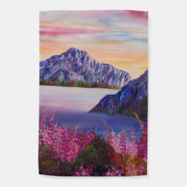 Eagle River Fireweed Garden Flag