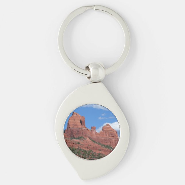 Eagle Rock I Sedona Arizona Reisefotografie Schlüsselanhänger (Vorderseite)