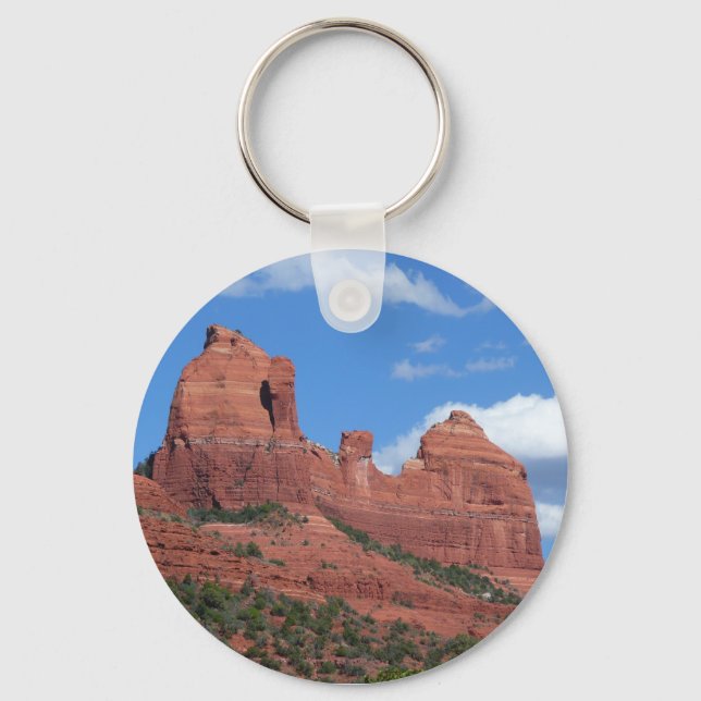 Eagle Rock I Sedona Arizona Reisefotografie Schlüsselanhänger (Vorderseite)