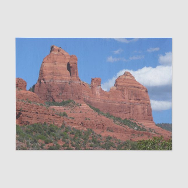 Eagle Rock I Sedona Arizona Reisefotografie Seidenpapier (Vorderseite)