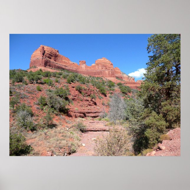 Eagle Rock II Sedona Arizona Reisefotografie Poster (Vorne)