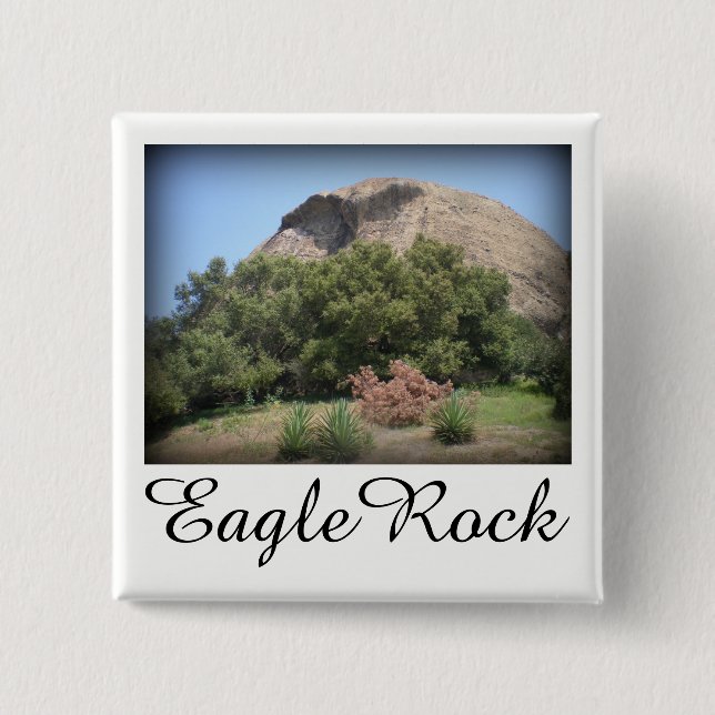Eagle Rock Monument in Los Angeles, Kalifornien Button (Vorderseite)