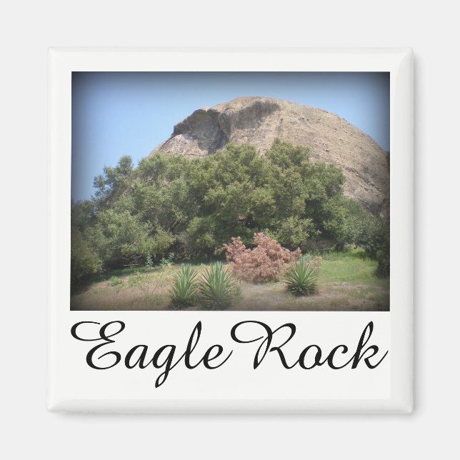 Eagle Rock Monument in Los Angeles, Kalifornien Magnet (Vorne)