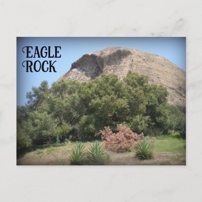Eagle Rock Sehenswürdigkeit Postkarte (Vorderseite)