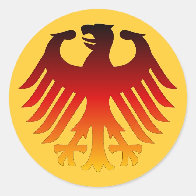 Eagle Runder Aufkleber (Vorderseite)