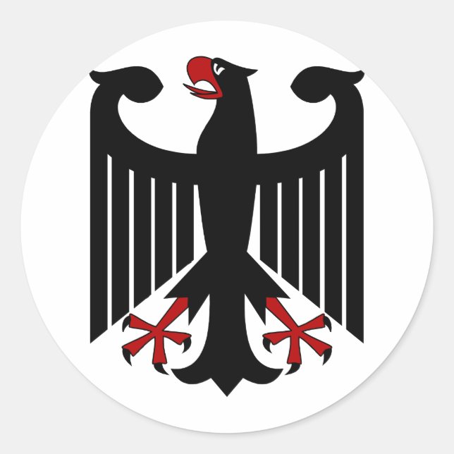 Eagle Runder Aufkleber (Vorderseite)