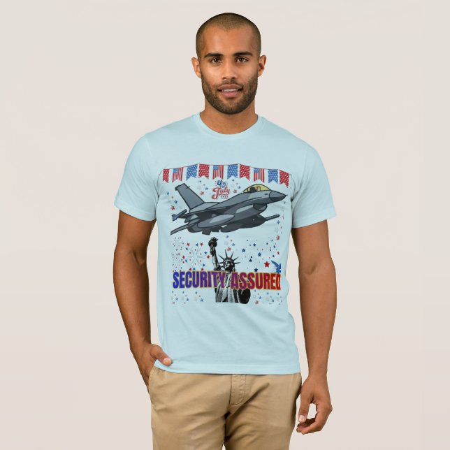 Eagle’s Freedom Flight hellblau T-Shirt (Vorne ganz)