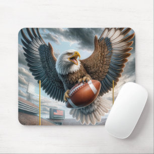 Eagle Scoring a Touchdown Mousepad