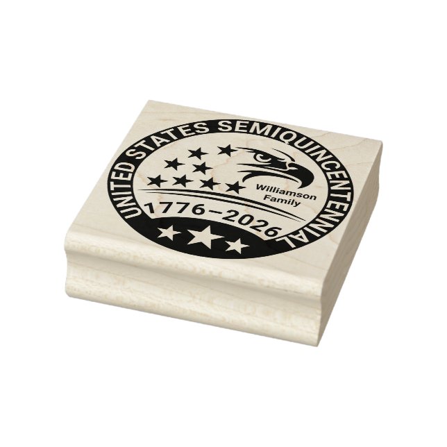 Eagle Seal • 1776–2026 United States Tribute Gummistempel (Stempel)