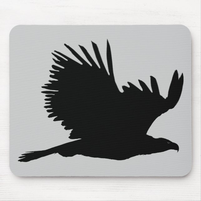 Eagle Silhouette Geschenke Mousepad (Vorne)