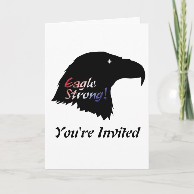 Eagle Strong Court of Honor Invitation Einladung (Vorderseite)