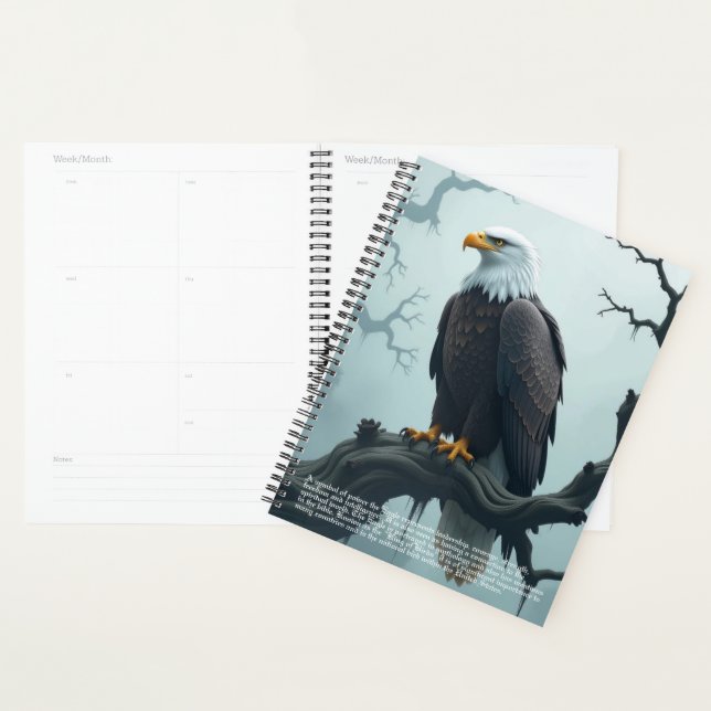 Eagle-Symbolismus-Kalender Planer (Anzeige)