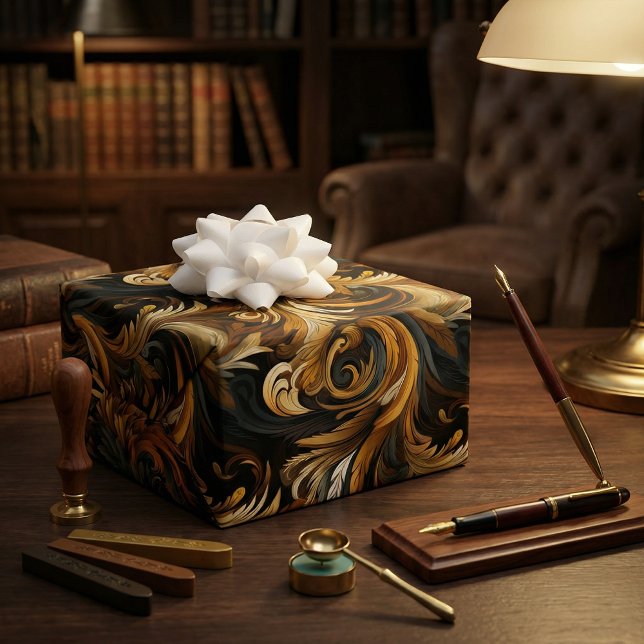 Eagle Totem & Feather Wirbel Majestic Design Geschenkpapier Set (Von Creator hochgeladen)