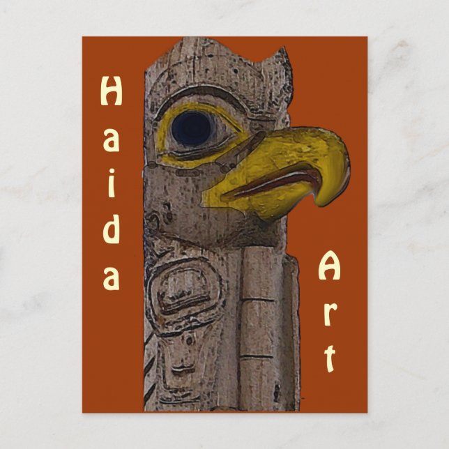 EAGLE TOTEM-Sammlung Postkarte (Vorderseite)