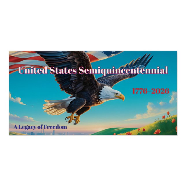 Eagle Tribute — United States 250th Anniversary Poster (Vorderseite)