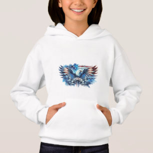 Eagle und USA flagge.Patriotic. Hoodie