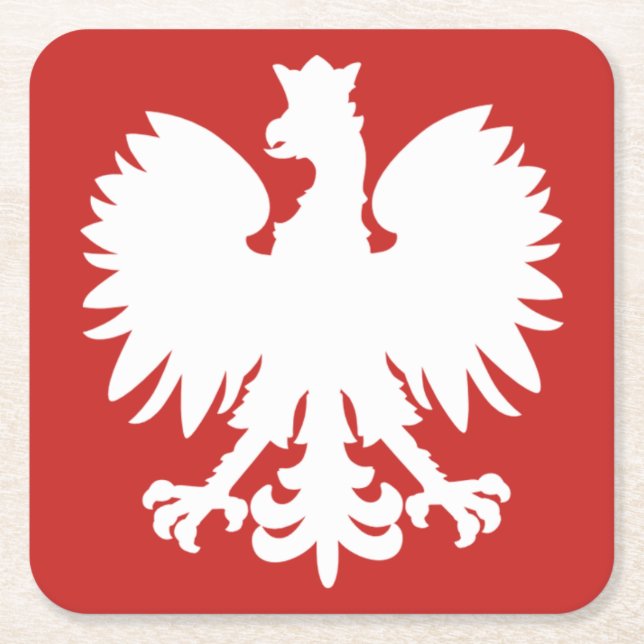 Eagle-Untersetzer Rechteckiger Pappuntersetzer (Vorderseite)