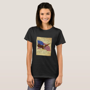 Eagle ~ US Flag ~ Star Spangle Banner Sheet Music T-Shirt